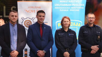 MUP HNŽ i Udruga „Novi put“ organizirali edukativnu akciju povodom Europskog dana borbe protiv trgovine ljudima u Mostaru