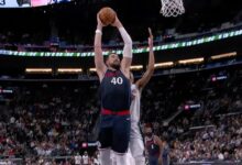 Ivica Zubac u dresu Los Angeles Clippersa tijekom NBA utakmice