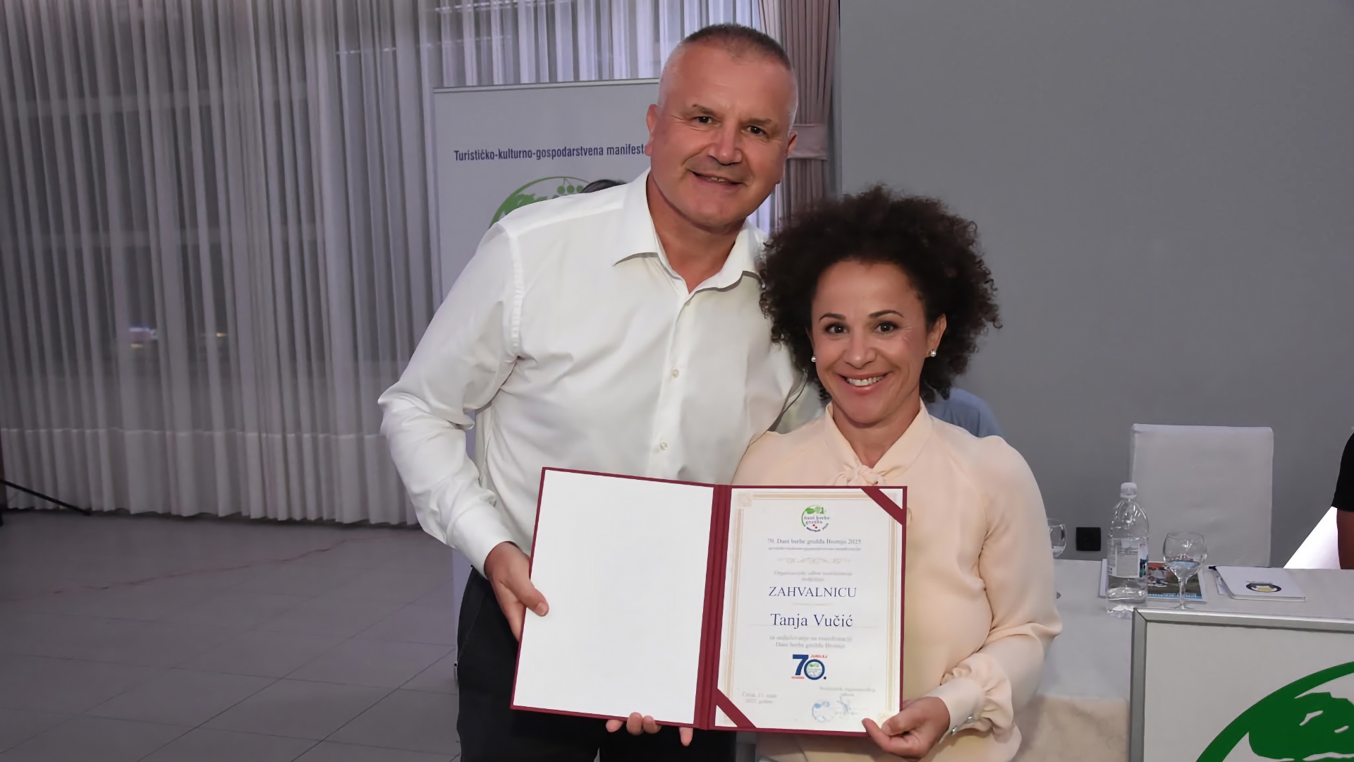 Tanja Vučić, Broćanka i članica Upravnog odbora Fondacije za sport FBiH, bivša košarkašica ŽHKK Brotnjo 94 i autorica triju knjiga o Brotnju.