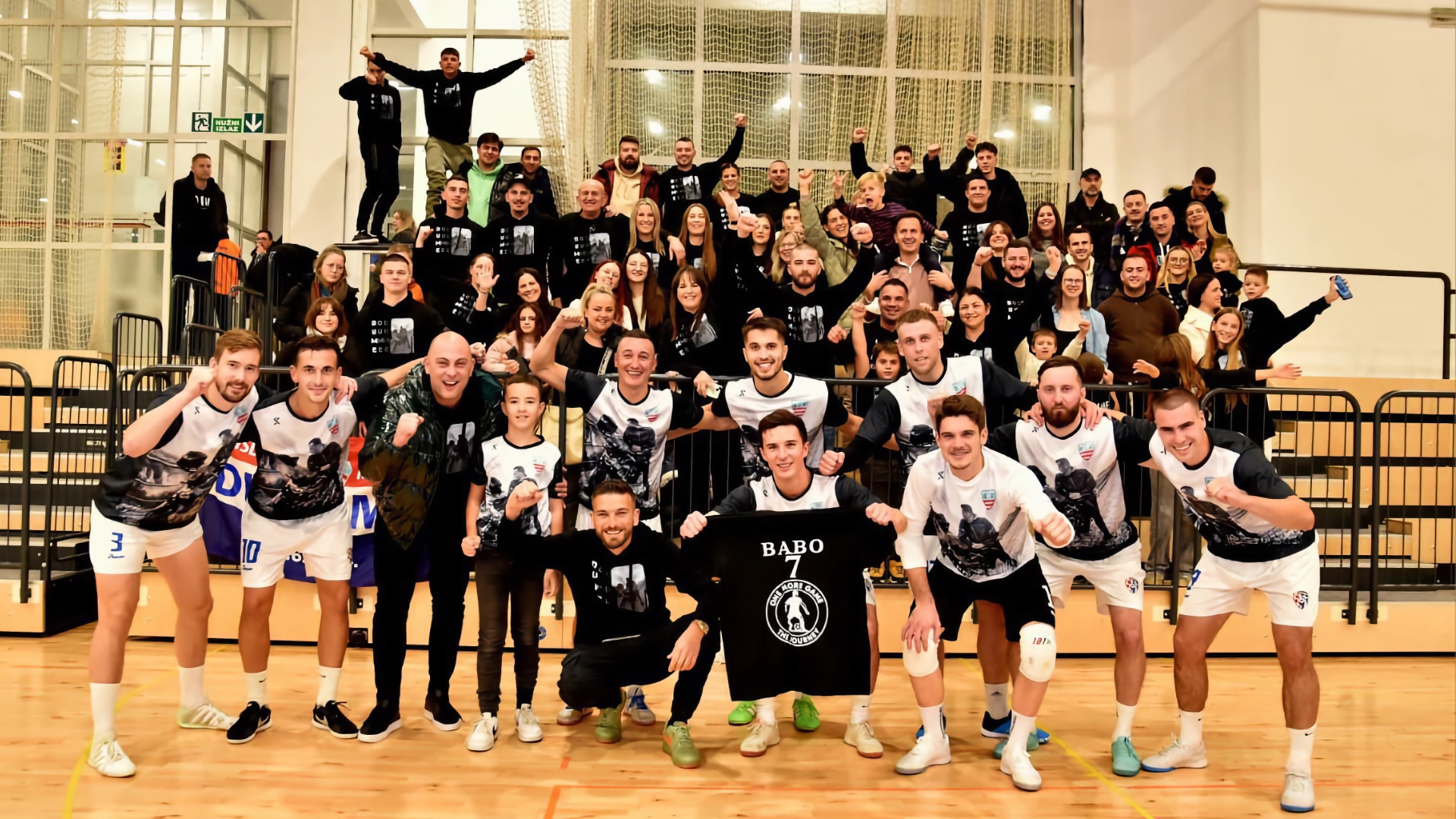 Ekipa 3×3 Tomislav Milićević – Dume na turniru Kutija šibica u dvorani Dražen Petrović u Zagrebu