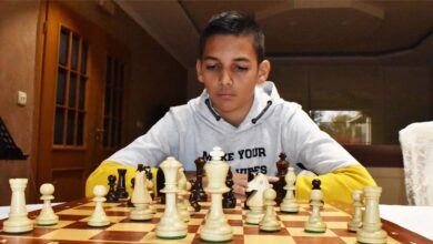 Borna Pehar na šahovskom turniru