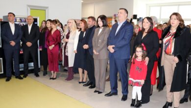 Predsjednica Vlade HNŽ Marija Buhač na otvorenju knjižnice u Klinici za dječje bolesti SKB Mostar