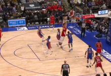 Ivica Zubac zakucava u pobjedi Los Angeles Clippersa protiv Detroit Pistonsa u NBA ligi