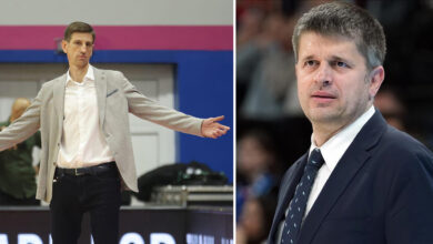 Hrvatski košarkaši slave pobjedu protiv Njemačke u Zagrebu u kvalifikacijama za Svjetsko prvenstvo 2027. godine.