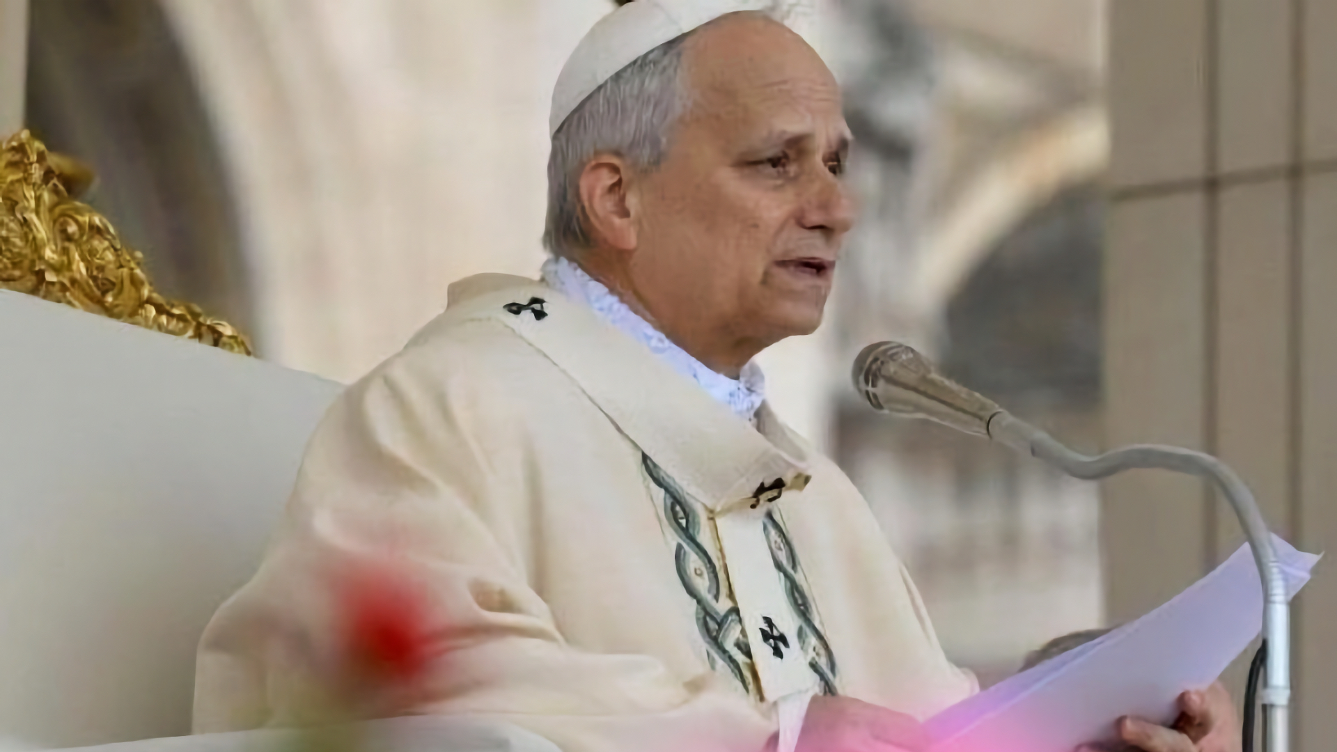 Papa Lav XIV u Vatikanu tijekom liturgijskog slavlja u povodu korizme 2026. godine.