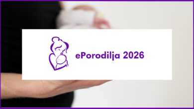 Aplikacija ePorodilja Federalnog ministarstva rada i socijalne politike za ostvarivanje prava na 1.000 KM podrške za novorođenu djecu u FBiH 2026. godine.