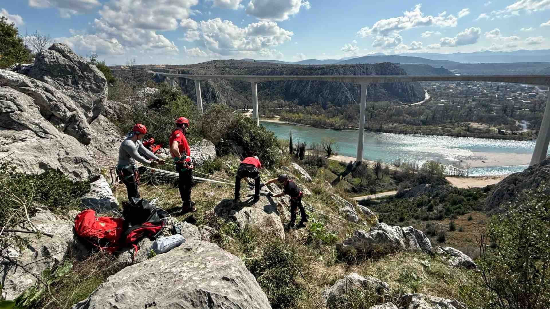 HGSS Čitluk Međugorje intervencija na Brdu ukazanja spašavanje ozlijeđenog hodočasnika