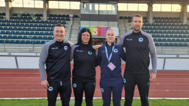 Ženska juniorska nogometna reprezentacija Bosne i Hercegovine slavi prvo mjesto na kvalifikacijskom turniru i plasman u A diviziju.
