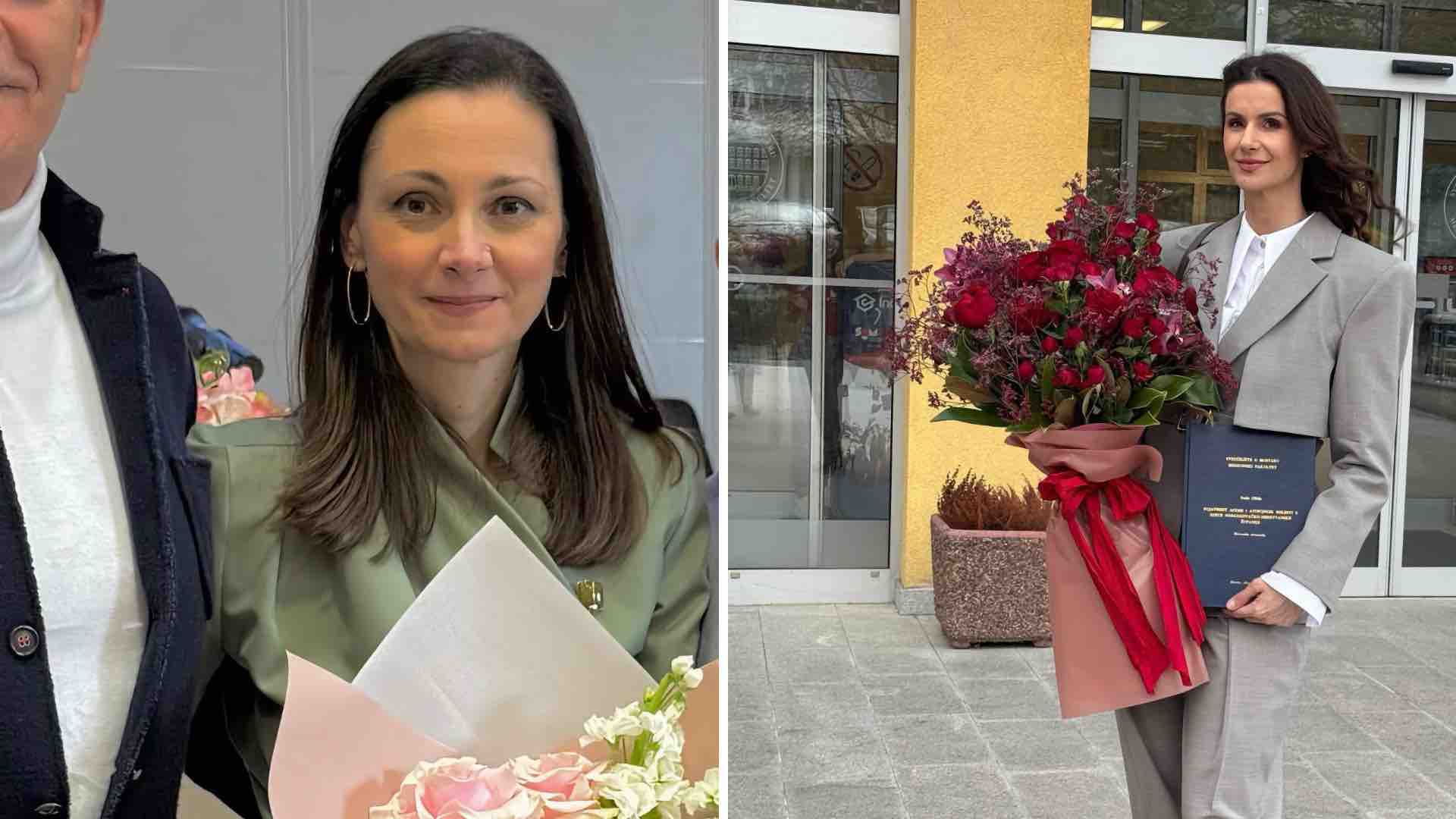 Sanja Džida i Nikolina Penava – liječnice SKB Mostar koje su obranile doktorske radove i stekle titulu doktorica znanosti