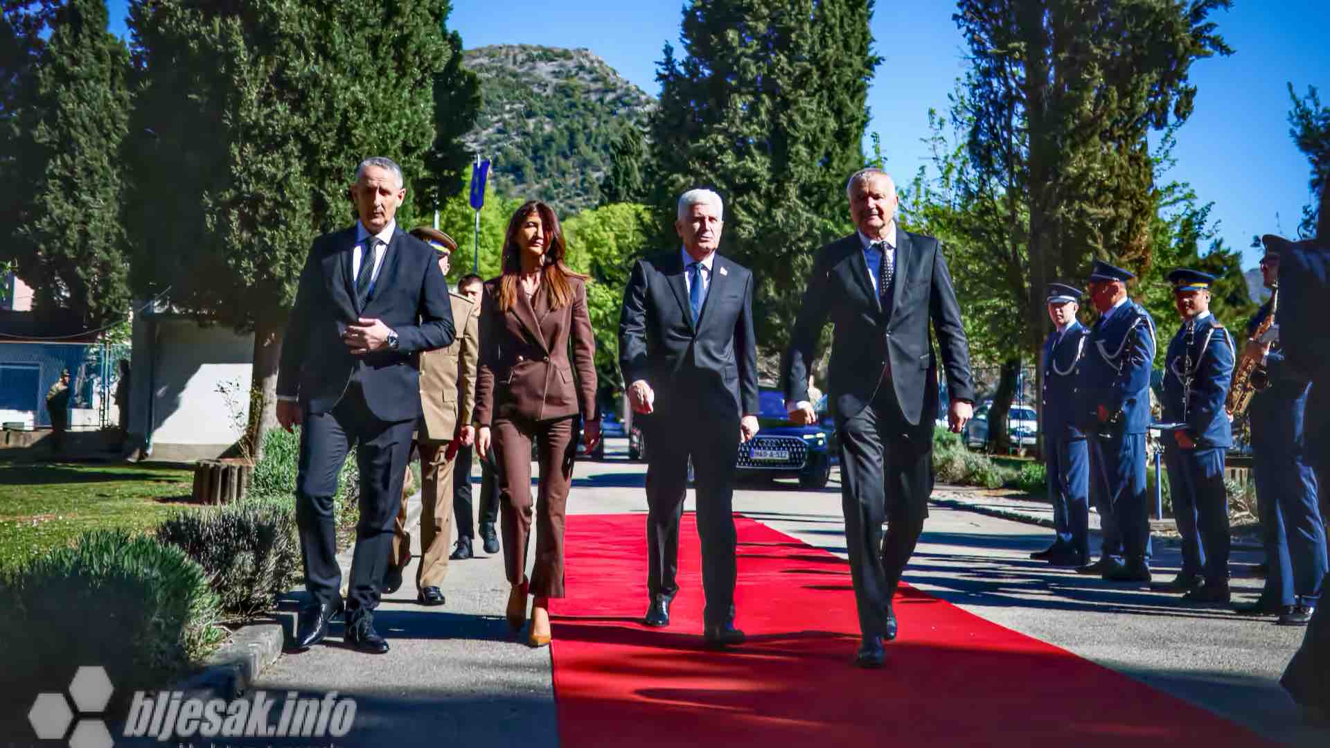 Obilježavanje obljetnice HVO-a i 1. pješačke pukovnije OS BiH u vojarni Stanislav Baja Kraljević u Mostaru