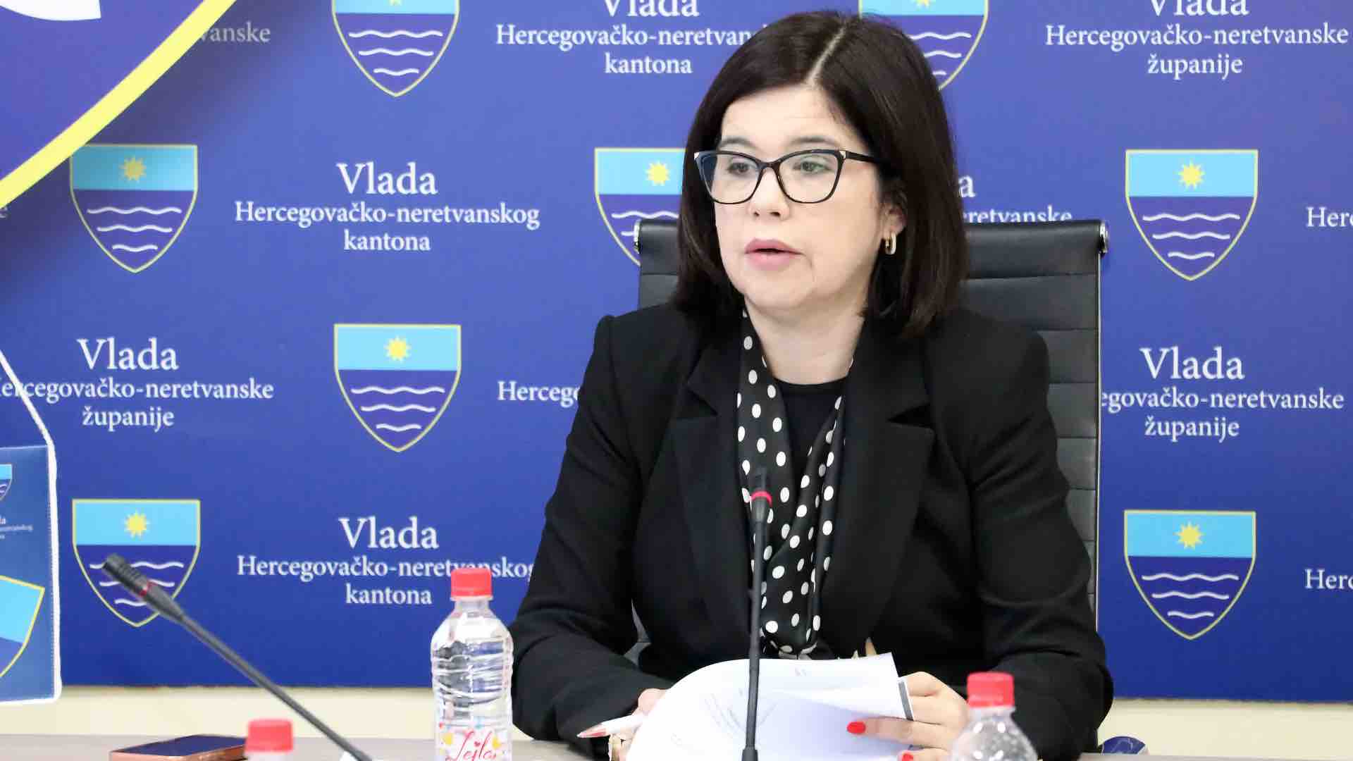 Sjednica Vlade Hercegovačko-neretvanske županije u Mostaru na kojoj su donesene odluke o raspodjeli proračunskih sredstava za 2026. godinu