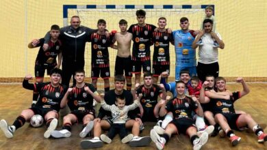 Alt opis slike: Juniori MNK Brotnjo slave pobjedu protiv Tanga 4:3 uz istaknute strijelce utakmice