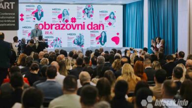 MoStart konferencija u Mostaru na kampusu Sveučilišta u Mostaru s predavanjima o umjetnoj inteligenciji i digitalnoj transformaciji