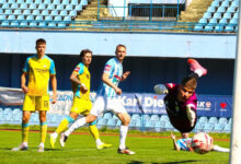 Marko Pervan u dresu Cibalije postiže pogodak protiv BSK Bijelo Brdo