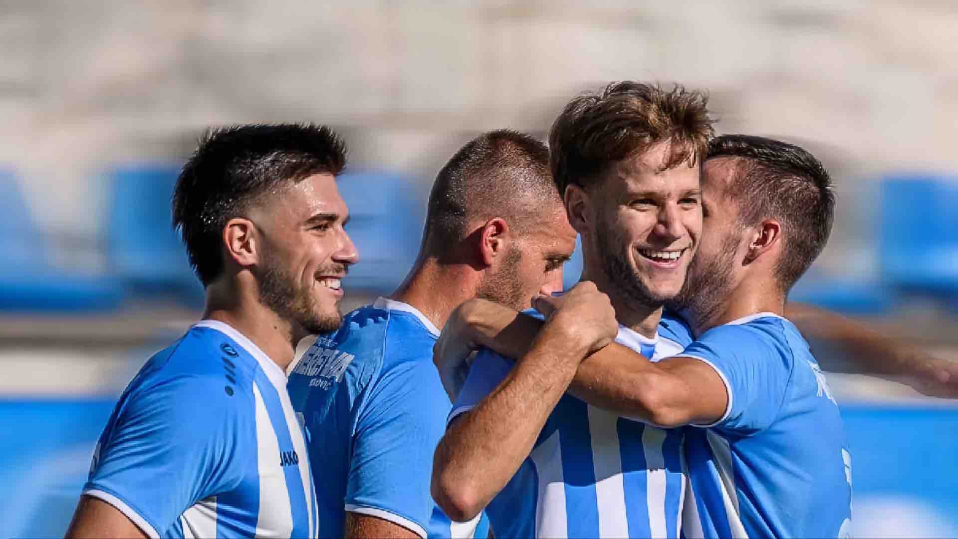 Antonio Raguž slavi pogodak u pobjedi NK Neretva protiv Primorca