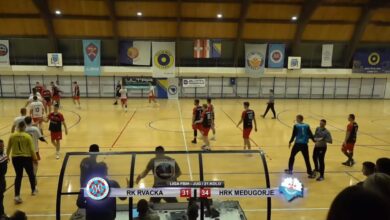 Rukometaši HRK Međugorje slave pobjedu protiv RK Rvacka u Livnu