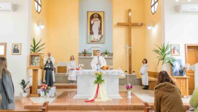 Šurmanci crkva Božjeg milosrđa i čudotvorna slika Milosrdnog Isusa u Međugorju