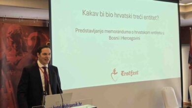 Karta predstavljena na konferenciji TradFest u Zagrebu kao prijedlog uređenja Bosne i Hercegovine