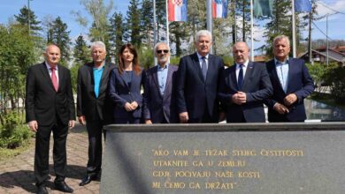 Otvorenje Spomen sobe 115. brigade Zrinski u Tuzli uz prisustvo Dragana Čovića i hrvatskih dužnosnika