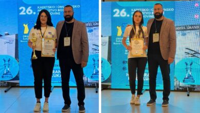 Mihaela Buntić i Ana Ostojić predstavljale Šahovski klub Brotnjo na državnom prvenstvu Bosne i Hercegovine u šahu 2026. godine u Banjoj Luci
