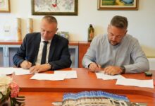 Potpisivanje ugovora za izgradnju Prometnice B u Čitluku između Općine Čitluk i tvrtke CO Martinović.