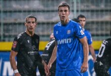 Antoni Bajkuša strijelac za Široki Brijeg u remiju protiv Željezničara na Grbavici.