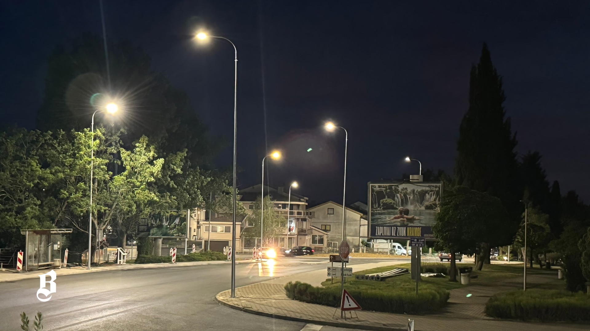 Novo kružno raskrižje kod Urugvaja na spoju cesta R425 i M17.4.