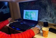 Pripadnici HGSS-a Čitluk tijekom potrage za nestalom osobom na području Čitluka.