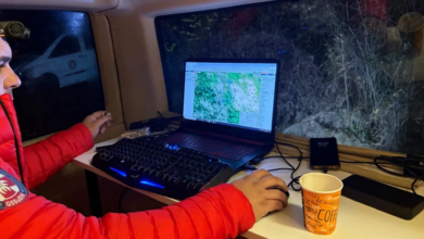 Pripadnici HGSS-a Čitluk tijekom potrage za nestalom osobom na području Čitluka.