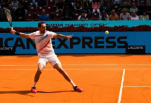 Marin Čilić tijekom meča na ATP Masters turniru u Rimu