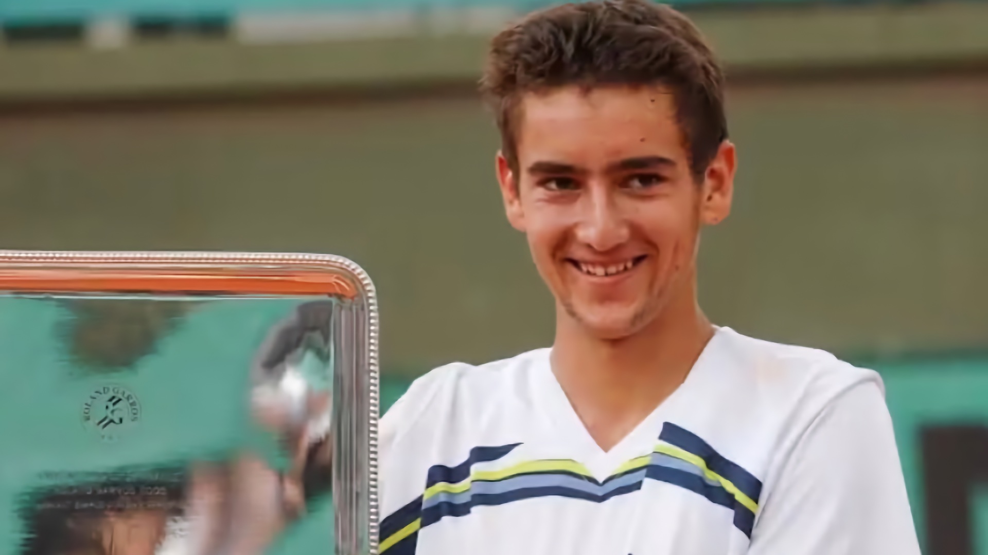 Marin Čilić na terenima Roland Garrosa u Parizu tijekom jednog od svojih nastupa na prestižnom Grand Slam turniru.