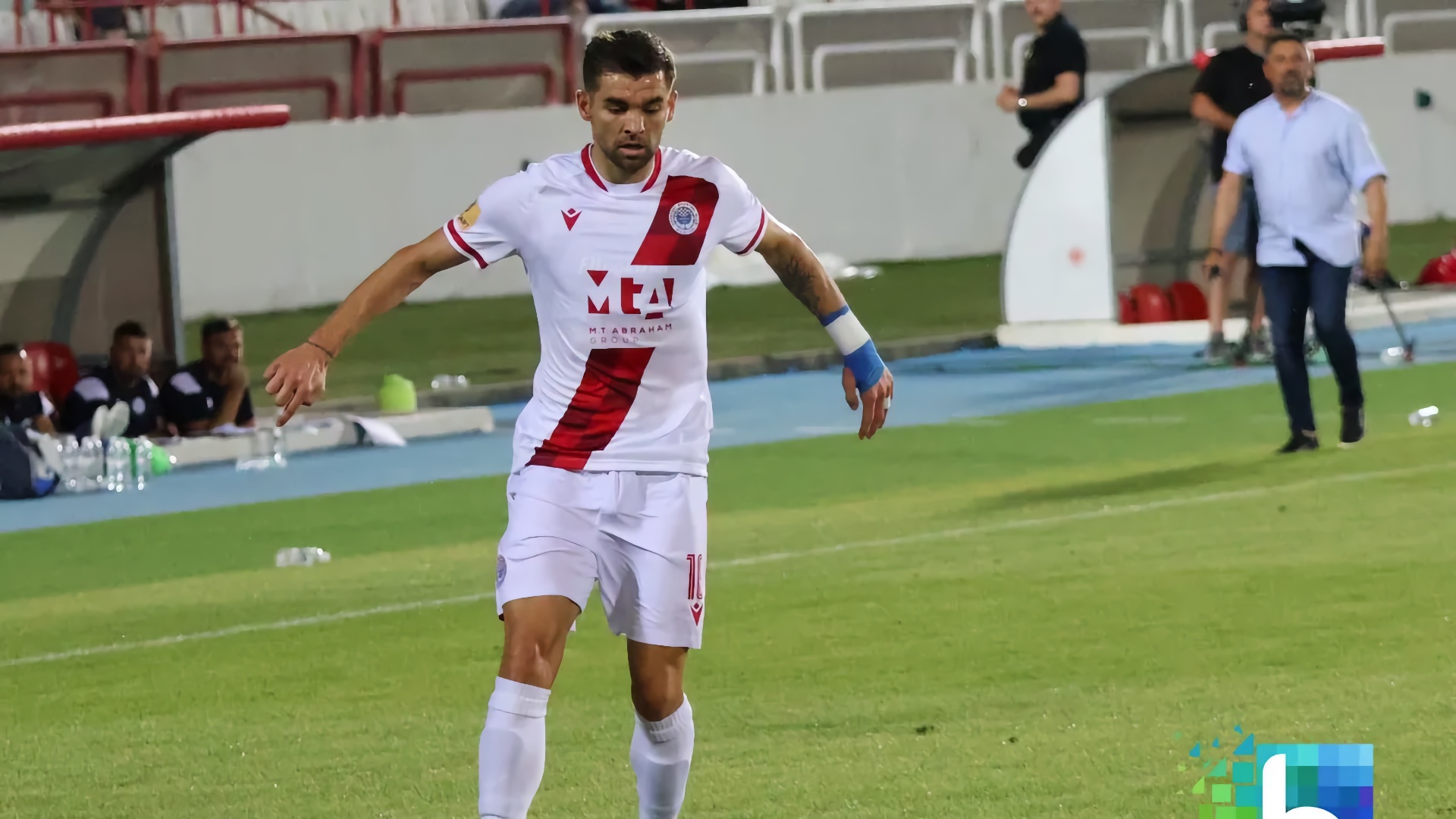 Mateo Sušić u dresu HŠK Zrinjski Mostar tijekom povratničke sezone prije sporazumnog raskida suradnje s mostarskim klubom.