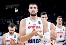 Brotnjak Ivica Zubac na pripremama hrvatske košarkaške reprezentacije za kvalifikacije za Svjetsko prvenstvo 2027. godine