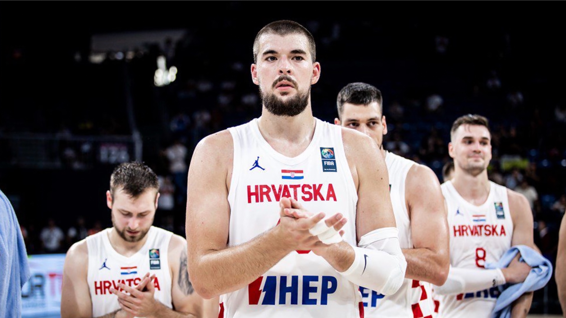 Brotnjak Ivica Zubac na pripremama hrvatske košarkaške reprezentacije za kvalifikacije za Svjetsko prvenstvo 2027. godine