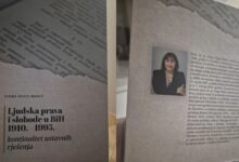 Pozivnica za predstavljanje knjige „Ljudska prava i slobode u BiH 1910. – 1995. – kontinuitet ustavnih rješenja“ autorice prof. dr. sc. Ivone Šego-Marić u KIC-u Čitluk 30. lipnja 2026. godine.