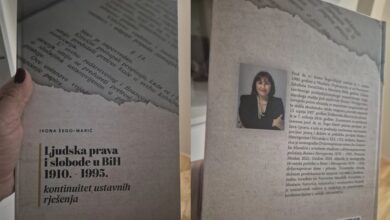 Pozivnica za predstavljanje knjige „Ljudska prava i slobode u BiH 1910. – 1995. – kontinuitet ustavnih rješenja“ autorice prof. dr. sc. Ivone Šego-Marić u KIC-u Čitluk 30. lipnja 2026. godine.