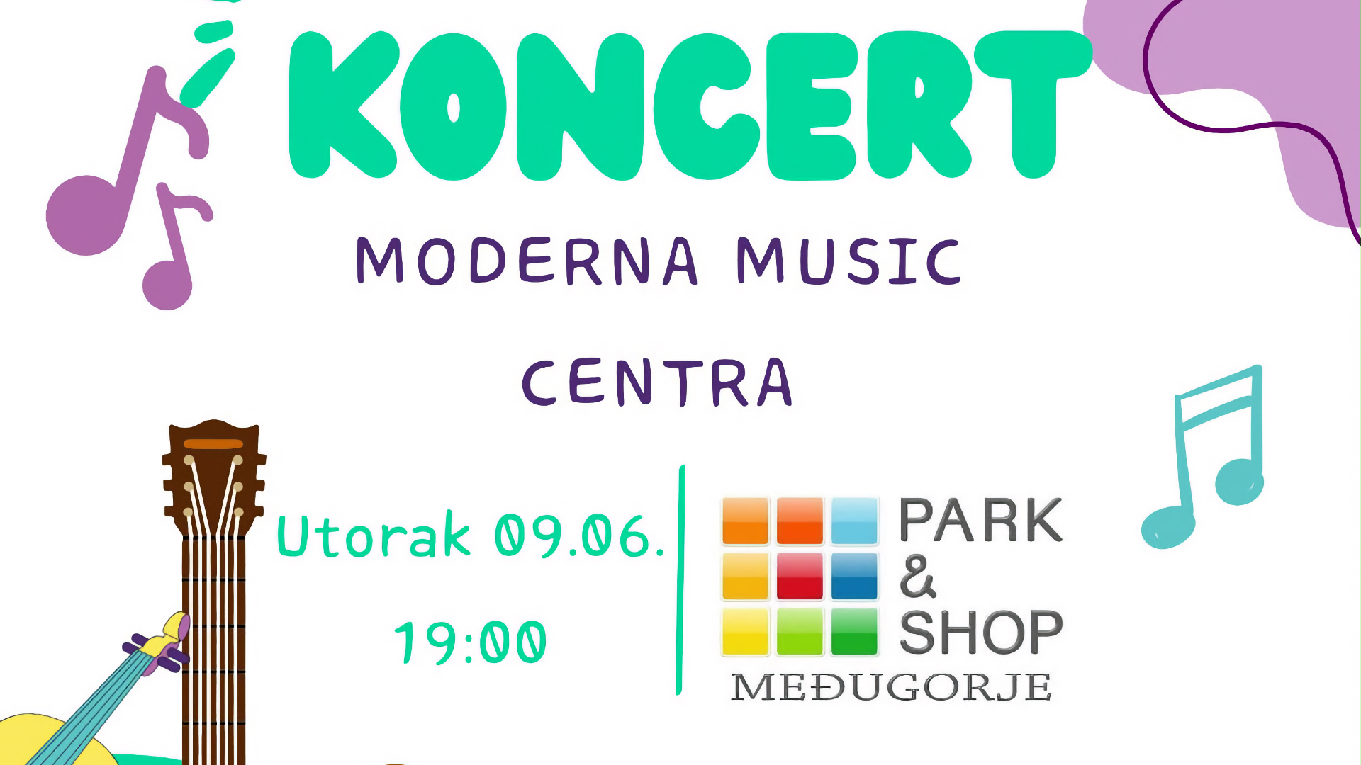 Polaznici Moderna Music Centra nastupaju na završnom koncertu u Park&Shopu Međugorje