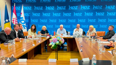 Proširena sjednica Predsjedništva HDZ-a BiH održana u Mostaru o pripremama za Opće izbore 2026. godine