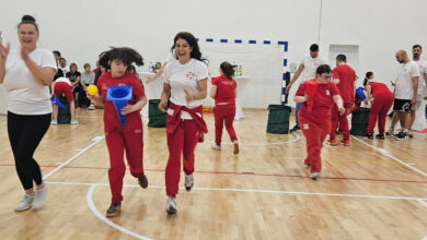 Polaznici programa Trenirajmo srcem za osmijeh bez granica na završnom satu Abecede sporta Čitluk