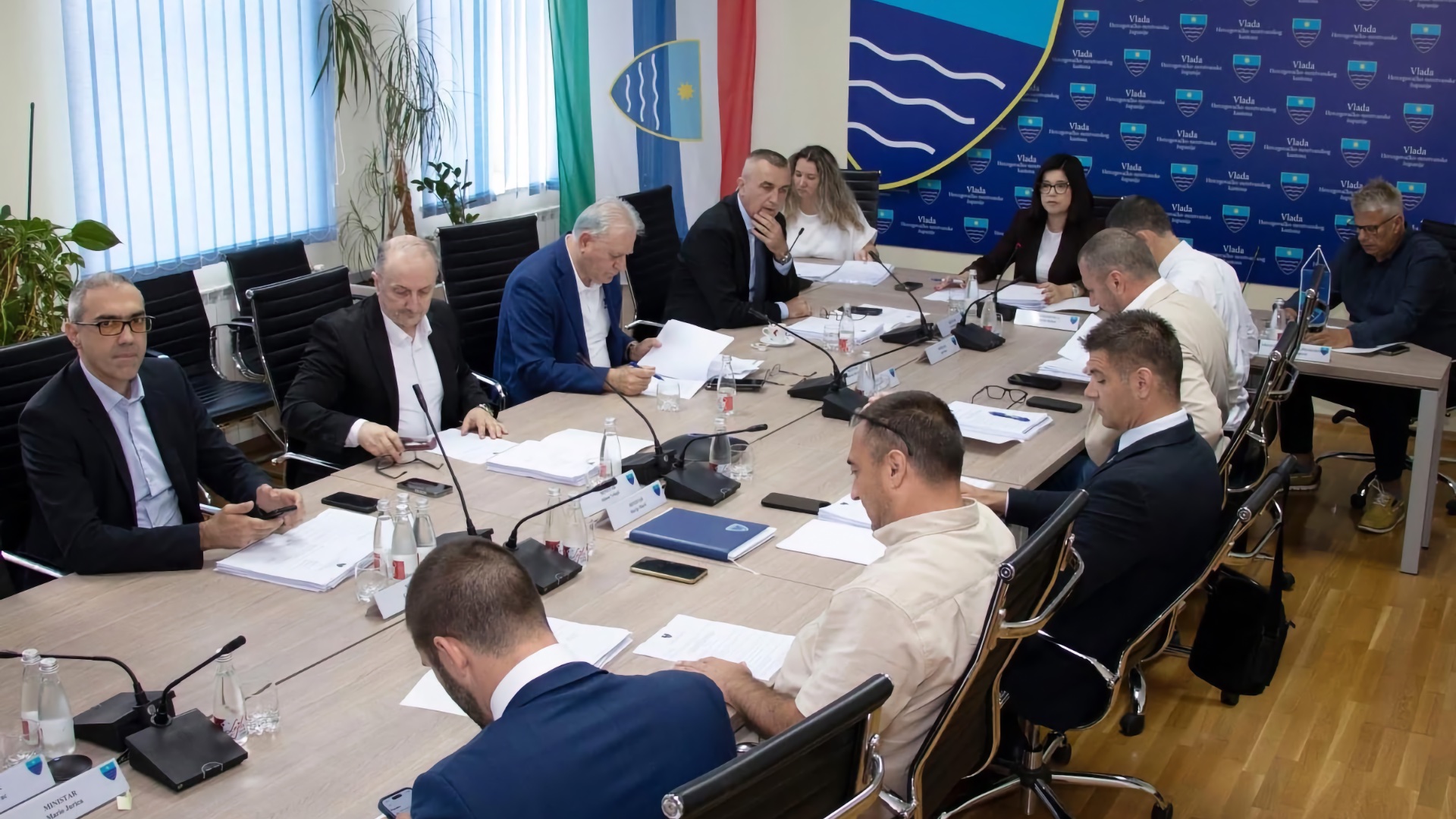 Sjednica Vlade Hercegovačko-neretvanske županije na kojoj je usvojen Dokument okvirnoga proračuna do 2029. godine