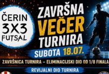 Završna večer turnira Futsal Čerin 3x3 uz nogometne legende, bogatu tombolu i Smart Bend