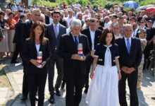 Otkrivanje spomenika hrvatskim braniteljima i civilima na Gradskom groblju Musala u Konjicu