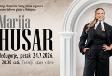 Marija Husar na koncertu duhovne glazbe u Međugorju