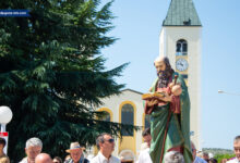 Crkva svetog Jakova u Međugorju uoči proslave zaštitnika župe