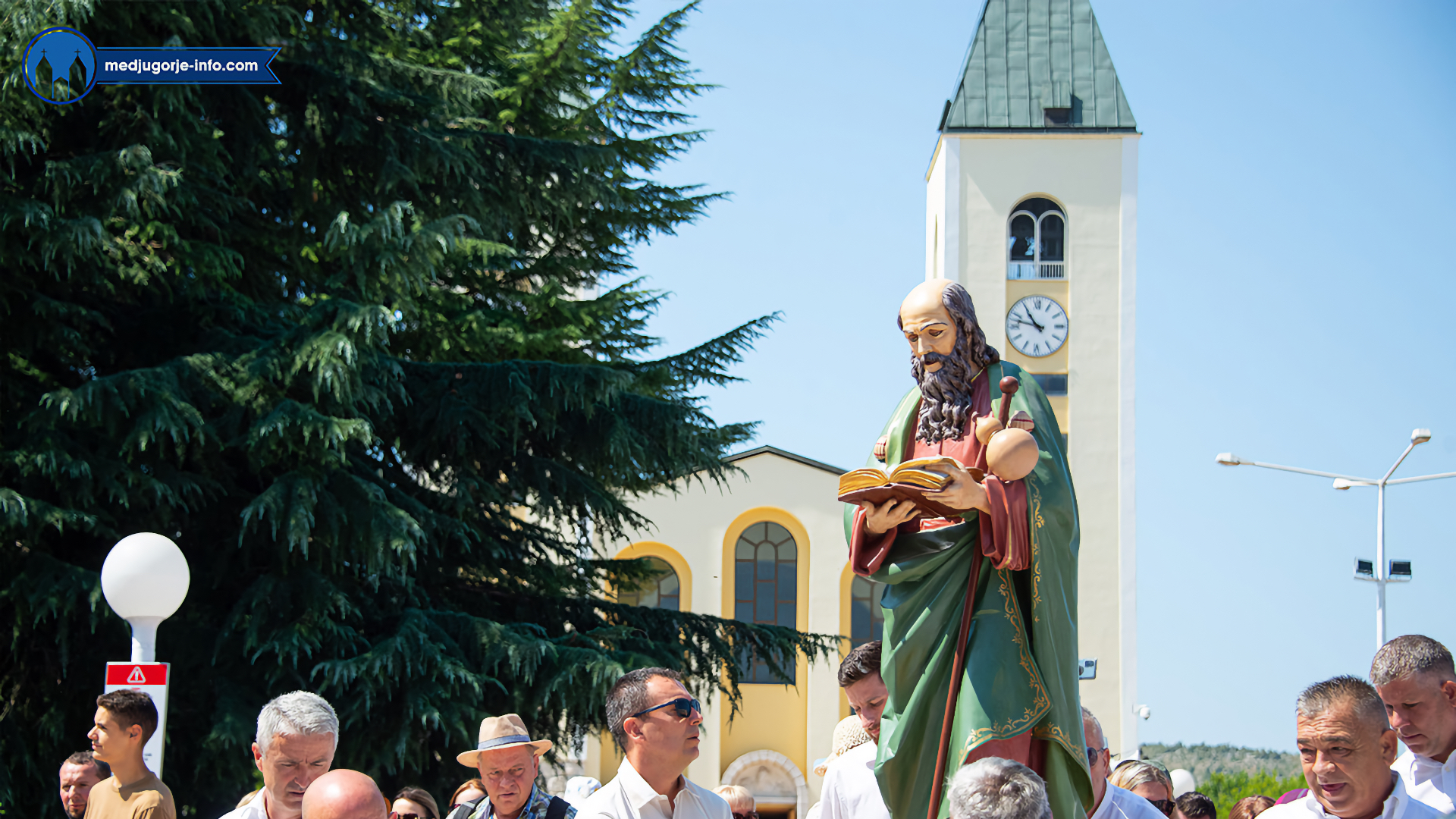 Crkva svetog Jakova u Međugorju uoči proslave zaštitnika župe