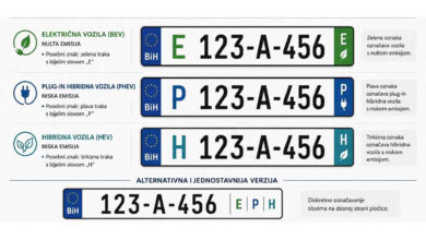 Električno vozilo na cesti koje bi u BiH moglo dobiti posebnu registarsku oznaku