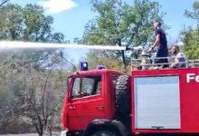 Vatrogasci tijekom intervencije na požaru na području općine Čitluk