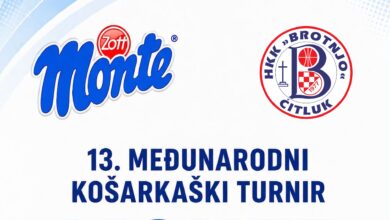13. Međunarodni košarkaški turnir Monte Zott 2026 u Čitluku