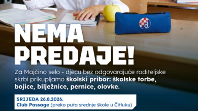 Navijači Dinama iz Čitluka organiziraju humanitarnu akciju prikupljanja školskog pribora za djecu iz Majčina sela