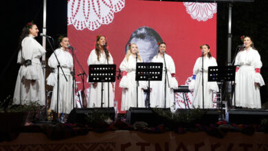 Posjetitelji i izvođači na drugom izdanju Etnofesta Didak u Hercegovačkom selu kod Međugorja